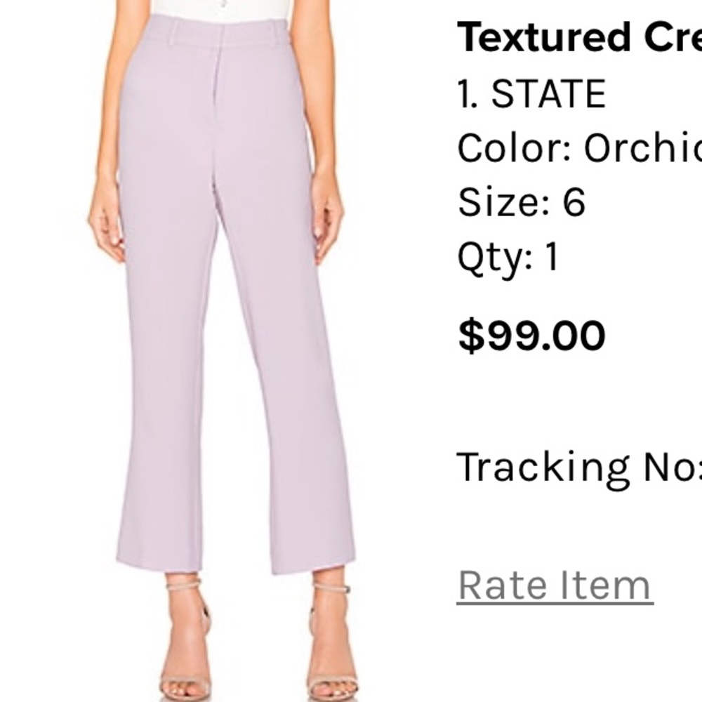 Textured crepe mini kick flare pant